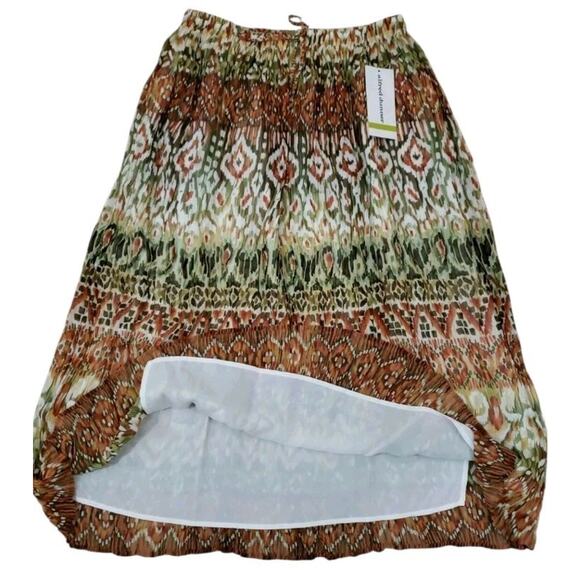 Alfred Dunner ~Woman Size 14~Multi Color Long Pleated Flare Skirt Lined NWT$54.0 - Picture 11 of 11